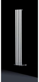 Kamalu - termoarredo radiatore bagno 180x30cm con elementi piatti modello kam-370