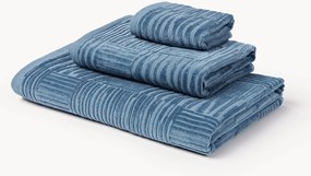 Set di asciugamani in velluto Petra, varie misure