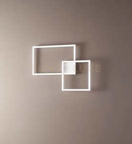 Lampadario a soffitto led cross 6595 b ct bianco