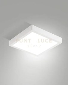 Gian plafoniera esterno bianco led 24w 3000k 3060lm 24cm ip54