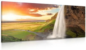 Stampa su tela – Cascata maestosa in Islanda