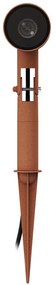 Faretto con Picchetto GU10 da Giardino Orientabile Serie SHADOW - Corten