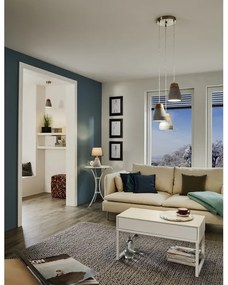 Eglo 95526 - Lampadario TAREGA 3xE27/60W/230V