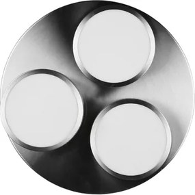 Trio - Plafoniera a LED dimmerabile FRANKLIN 3xLED/8,5W/230V Ø 35 cm cromata