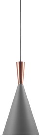 Lampadario Grigio Rame TAGUS Beliani