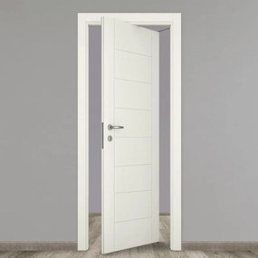 Porta tamburata rototraslante Chamberi bianco L 70 x H 210 cm destra