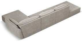 Divano angolare grigio chiaro (angolo destro) Vanda - Mazzini Sofas