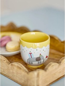 Tazza per bambini gialla e color crema in gres 150 ml Celebrate – Bloomingville Mini