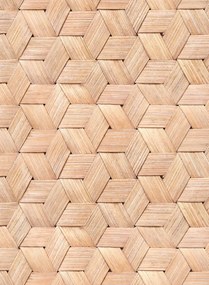 Rebel Walls Tapete Small Birch Bark Braids - Nature