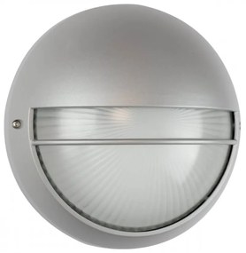 Plafoniera da Esterno E27 Grigia, IP54, Ø258mm Colore Grigio