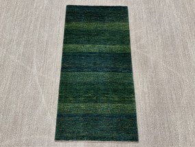 Loribaft Tappeto persiano 70 x 140 Verde (Iran) Annodato A Mano