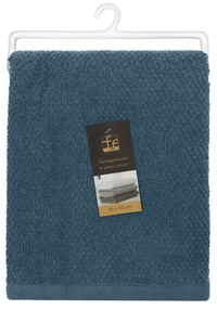 Asciugamano Viso Per Bagno 55x100 Cm Feridras "Gold" Blu Pastello