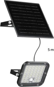 Proiettore solare LED con sensore LED/10W/3,7V 4000K IP65 3600 mAh + telecomando