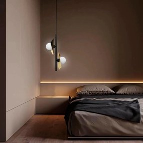 Lampada da soffitto APP1410-CP BLACK GOLD