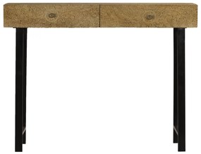 Tavolo Consolle in Legno Massello di Mango 102x30x79 cm