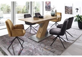 Set di 2 sedie da pranzo NEXORO, antracite