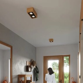 Sollux SL.0916 - Plafoniera QUATRO 2xGU10/40W/230V faggio