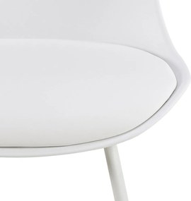 Sgabello da bar bianco (altezza della seduta 66 cm) Tina – Actona