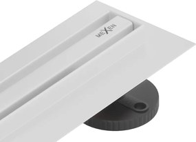 Mexen Flat 360° Slim scarico lineare rotante 140 cm, bianco - 1241140