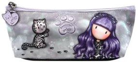 Astuccio Scuola Gorjuss Smitten kitten Nero Bianco (22.3 x 8.8 x 5.7 cm)