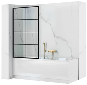 Schermo vasca Rea Lagos-1 Mobile 70 Black