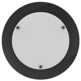 Plafoniera LED Ardesia, 18W Ø 45 cm argento IP20 bianco naturale, 2794 lumen LUMICOM