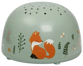 A Little Lovely Company - lampada con proiettore - amici del bosco