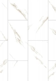 Mexen River White  pannelli vinilici 610 x 305 mm LVT Dryback 2,5 mm, supporto in PVC, 4 V-Fuga, Bianco Jazz