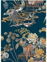Coordonne Carta da parati Sacred Pheasants - Sapphire