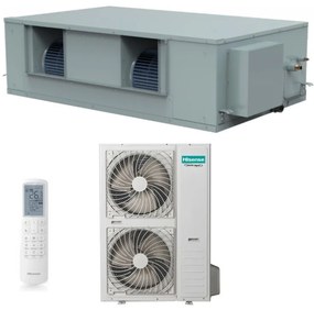 Climatizzatore Condizionatore Hisense Inverter Canalizzato Canalizzabile serie turbo 68000 Btu AUD200UX4RPH8 + AUW200U6RZ8 Trifase R-32 Wi-Fi