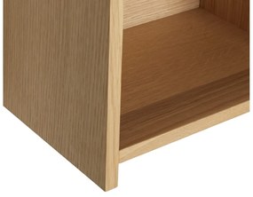 Scaffale da parete in rovere naturale 80 cm Focal - Hübsch