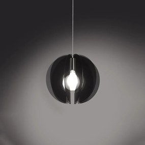 Sospensione Moderna Sirio 1 Luce In Metacrilato Fume' Space Collection