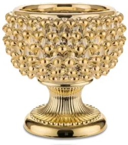 BONGELLI PREZIOSI vaso a forma di pigna siciliana d 25 cm oro