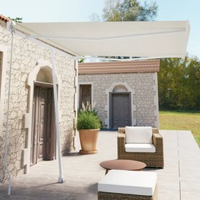 Tenda Da Sole Automatica Autoportante 300x250 Cm Crema /