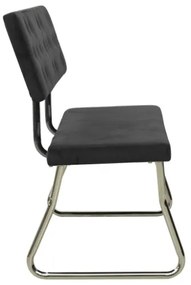 Panca 110 cm in Velluto Nero