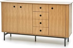 Credenza Smart KM1 in rovere - L167 x H44 x H93 cm
