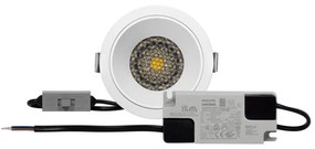 Faro da Incasso 12W Foro Ø75mm CCT 15°-55° Philips Certadrive - Bianco Colore Bianco Variabile CCT