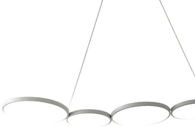 Lampadario LED a sospensione con filo OLYMPIA 5xLED/10W/230V grigio