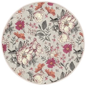 Tappeto rotondo lavabile adatto ai robot aspirapolvere ø 80 cm Comfort - Mila Home