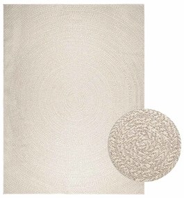 Tappeto Zızur Crema 240x340 Cm Aspetto Iuta Interni Ed Esterni /
