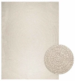 Tappeto Zızur Crema 240x340 Cm Aspetto Iuta Interni Ed Esterni /