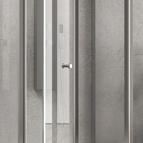 Box doccia 3 lati 80x70x80 apertura a libro | KM4000S - KAMALU
