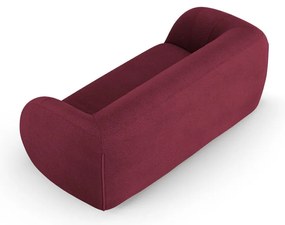 Divano bouclé bordeaux 210 cm Essen - Cosmopolitan Design