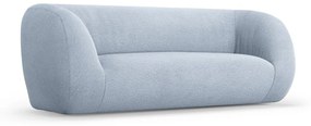 Divano bouclé azzurro 210 cm Essen - Cosmopolitan Design