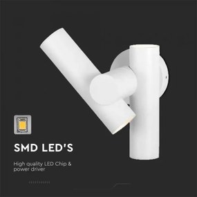 LED Luce Spot a parete da esterno 2xLED/3W/230V 4000K IP44 bianco