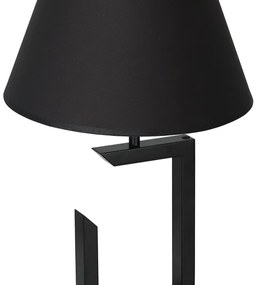 Lampada da tavolo 1xE27/60W/230V 45 cm nero/oro