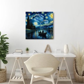 Quadro su tela – Notte magica sull’acqua