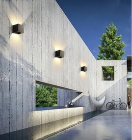 Immax 08510L - Lampada da parete LED per esterni DICE LED/6W/230V 3000K IP65