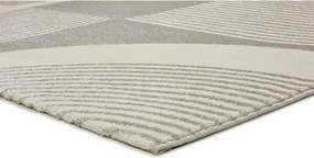 Tappeto grigio chiaro/avorio 200x290 cm Flora – Universal