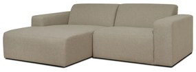 Divano angolare beige (angolo sinistro) Roxy - Scandic